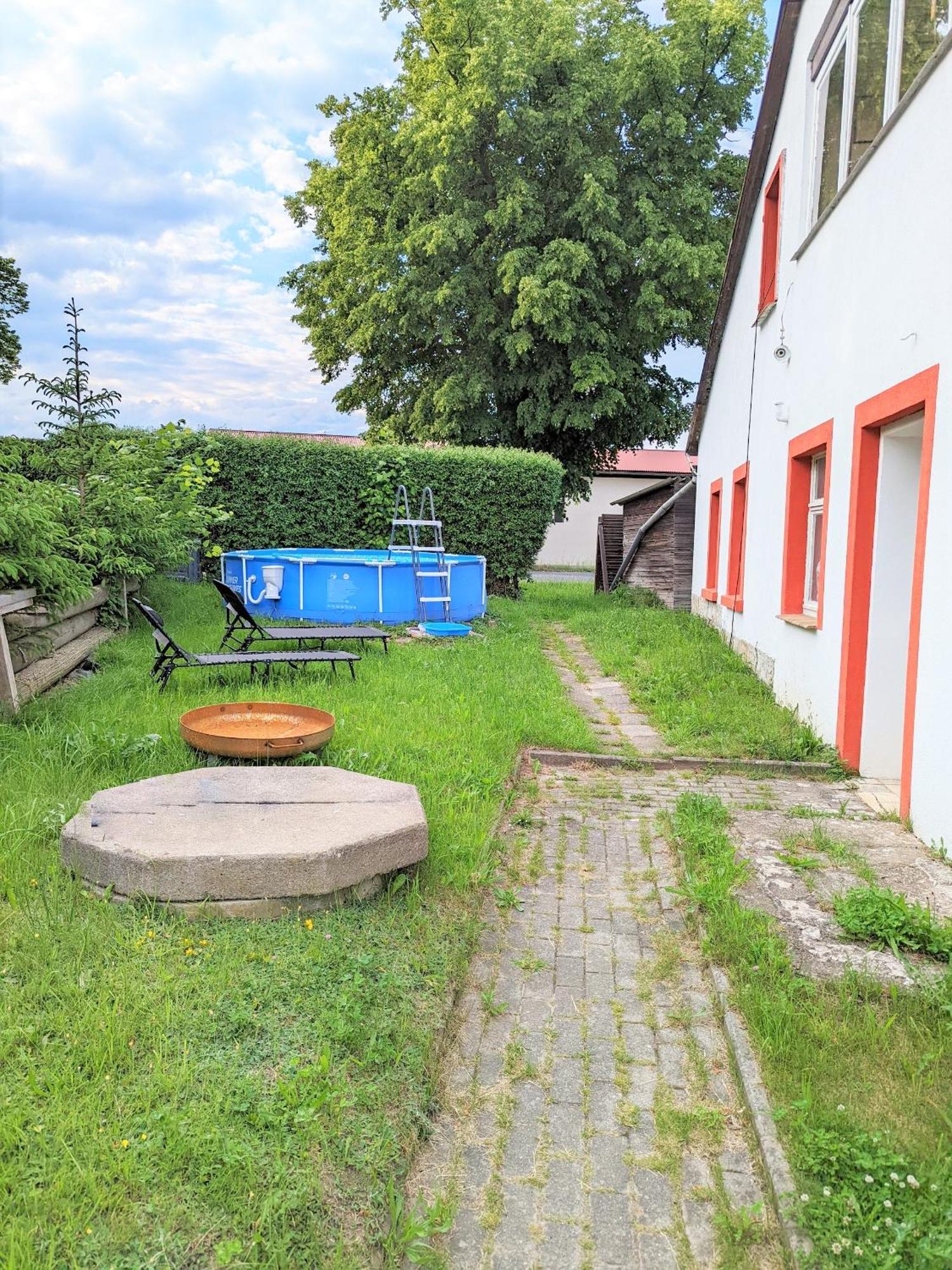 W5 - Urlaubsmagie - Wohnung Mit Grill, Terrasse & Pool Lichtenhain  Екстер'єр фото
